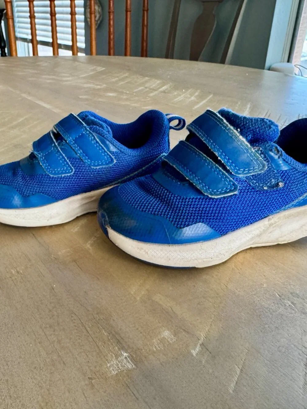 Bundle of Grey and Blue Toddler shoes size 6